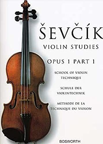 Otakar sevcik : school of violin technique, opus 1 part 1
