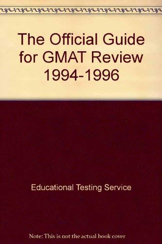 The Official Guide for Gmat Review