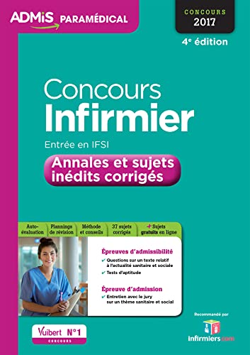 Concours infirmier - Entrée IFSI - Annales et sujets corrigés