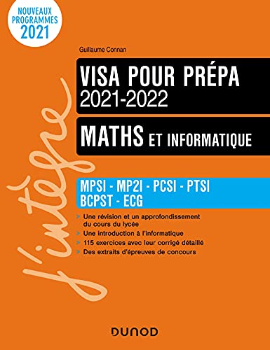 Visa pour la prépa, Maths et informatique