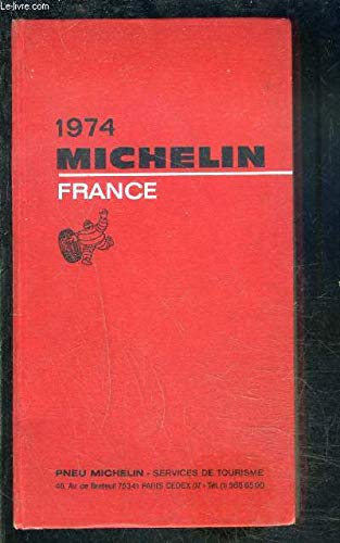Michelin Red Guide: France, 1974