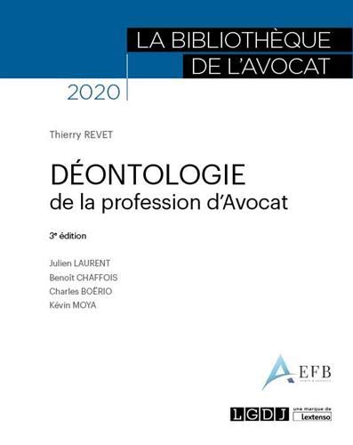 Déontologie de la profession d'avocat (2020)