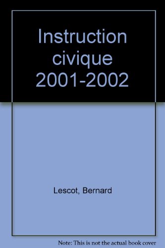 Instruction civique 2001-2002
