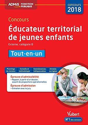 Concours éducateur territorial de jeunes enfants - Tout-en-un - Catégorie B: Concours 2018