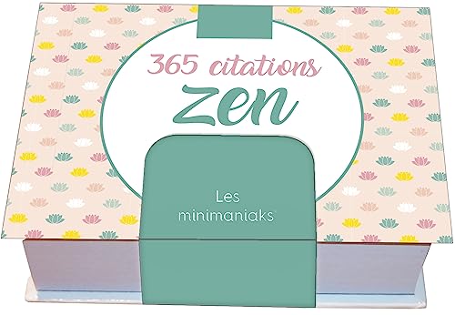 Minimaniak 365 citations zen - mini calendrier
