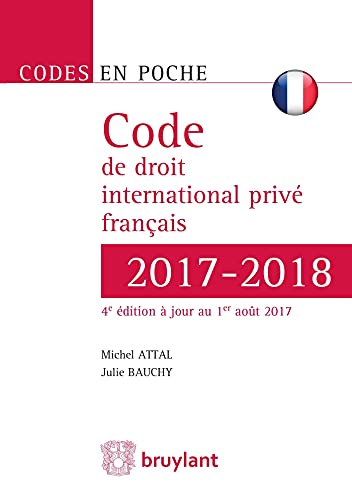 Code de droit international privé français 2017-2018