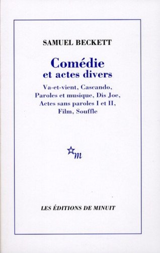 Comedie Et Actes Divers: Actes Sans Paroles 1