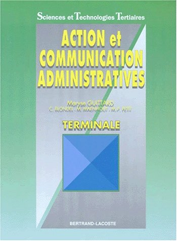 Action et communication, terminale STT
