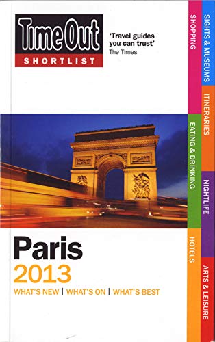 Time Out Shortlist Paris 2013