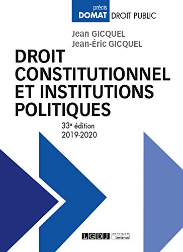 Droit constitutionnel et institutions politiques (2019-2020)