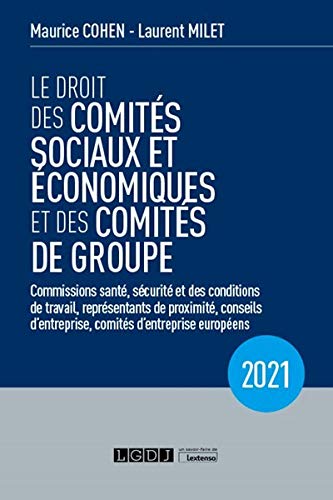 Le droit des comités sociaux et économiques et des comités de groupe (CSE): Commissions santé, sécurité et des conditions de travail, représentants de ... comités d'entreprise européens (2021)