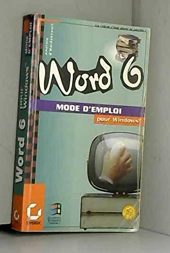 Word 6 Windows mode d'emploi