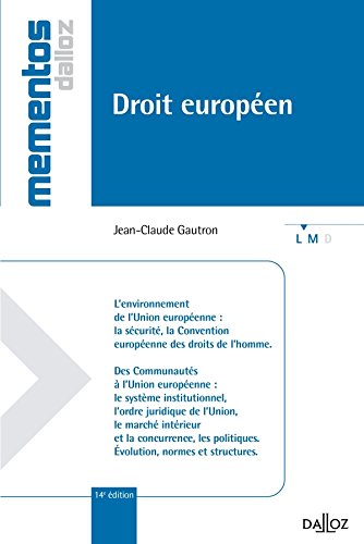 Droit européen 2012
