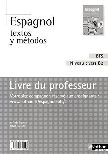 Espagnol Textos y Métodos B2 - BTS Tertiaires 1 et 2