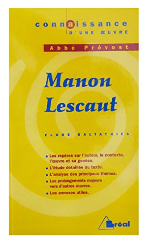 Manon Lescaut de l'abbé Prévost