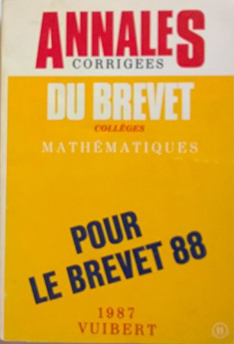 Annales Brevet 11 Maths