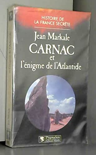 Carnac et l'énigme de L'Atlantide: - BIBLIOTHEQUE DE L'ETRANGE