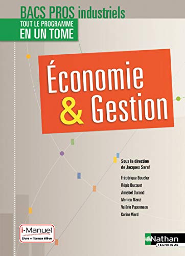 Economie-Gestion 2e/1re/Tle Bac Pro Industriels