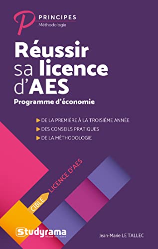 Réussir sa licence d'AES: Programme d'économie