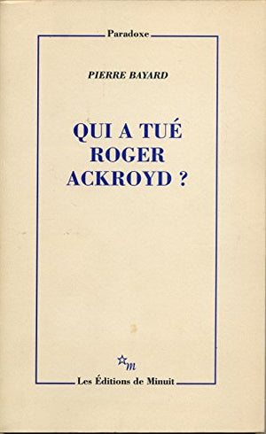 Qui a tué Roger Ackroyd ?