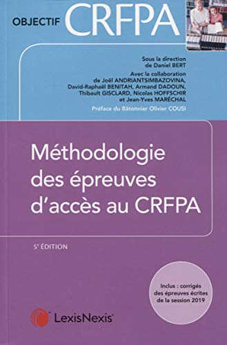 Methodologie des epreuves d acces au CRFPA