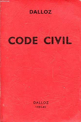 Code civil : 1984-1985 Dalloz