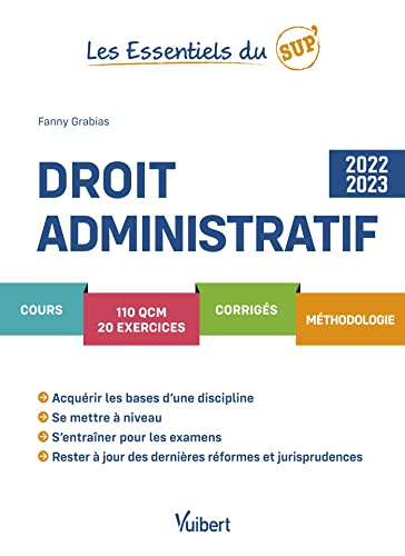 Droit administratif 2022/2023: Cours - QCM - Exercices - Corrigés