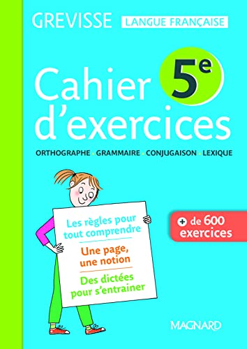 Cahier Grevisse - Français - 5e - Edition 2018