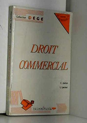 Droit commercial (Collection DEGE)