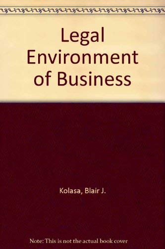 Legal Environment of Business