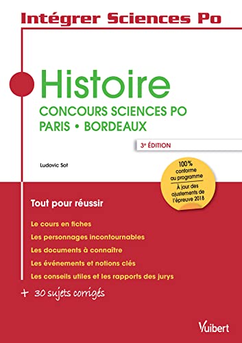 Histoire - Concours Sciences Po Paris - Bordeaux: Tout pour réussir