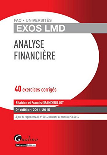 Exos LMD - Analyse financière, 2ème Ed