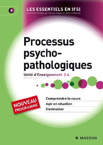 Processus psychopathologiques - UE 2.6 - Tome 9