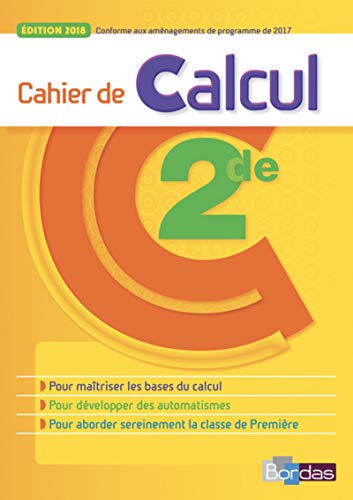 Cahier de Calcul - Mathématiques 2de