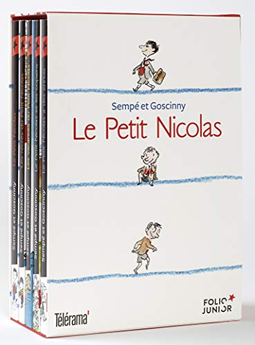 Coffret 5 volumes : Le Petit Nicolas ; Les récrés du Petit Nicolas ; Les vacances du Petit Nicolas ; Le Petit Nicolas et les copains ; Le Petit Nicolas a des ennuis
