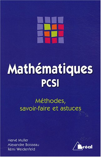 MSFA Mathématiques PCSI