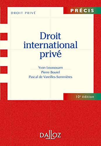 Droit international privé. 10e éd.