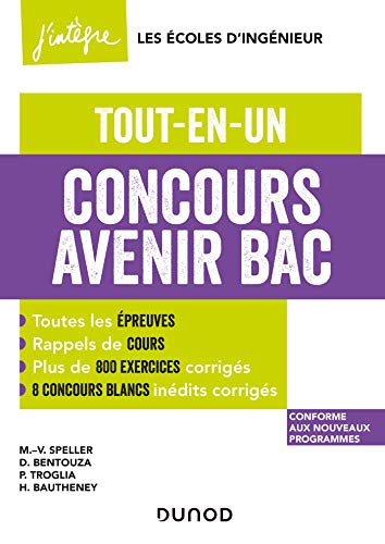 Concours Avenir Bac - Tout-en-un - 4e éd.: Tout-en-un