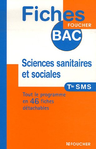 Sciences sanitaires et sociales Tle SMS