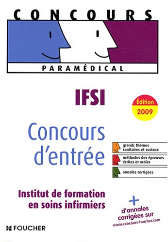 IFSI Concours d'entrée
