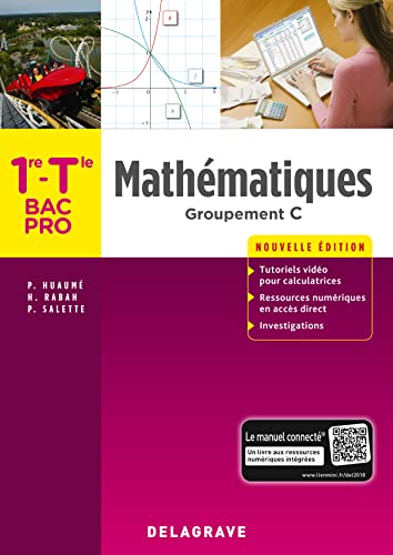 Mathématiques - Groupement C - 1re, Tle Bac Pro (2018) - Pochette élève: Groupement C