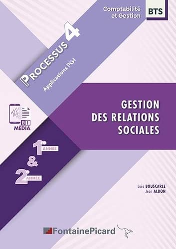 Gestion des relations sociales BTS comptabilité et gestion 1re & 2e année: Processus 4