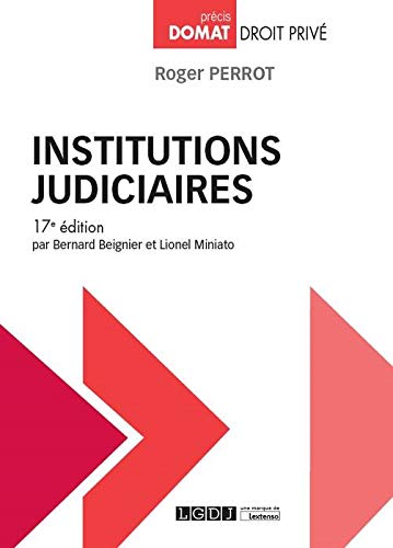 INSTITUTIONS JUDICIAIRES - 17EME EDITION