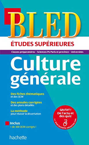 BLED ETUDES SUPERIEURES CULTURE GENERALE