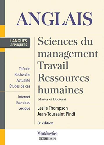 Anglais : Sciences du management, travail, ressources humaines - 3ème édition: Master et Doctorat