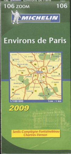 CARTE ZOOM 106 ENVIRONS DE PARIS 2009