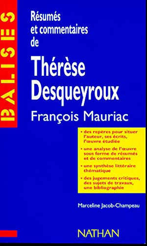 "Thérèse Desqueyroux", François Mauriac