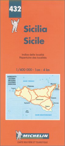 Carte routière : Sicile, N° 432