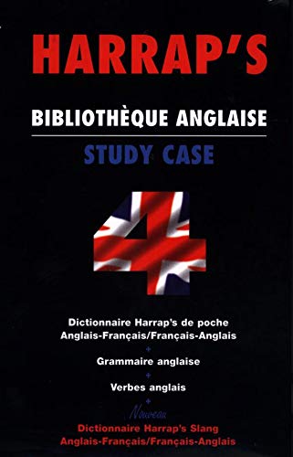Harrap's Bibliothèque anglaise, Coffret 4 volumes : Verbes anglais. Grammaire anglaise. Slang. Dictionnaire de poche. Edition 2001
