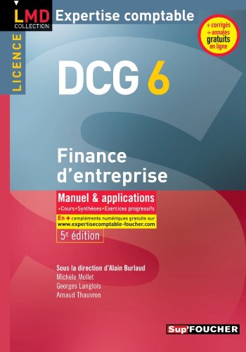 DCG 6 Finance d'entreprise 5e édition